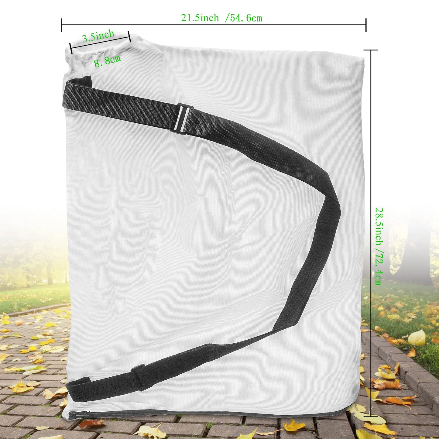 Blower Leaf Vacuum Bags Bottom Zippered