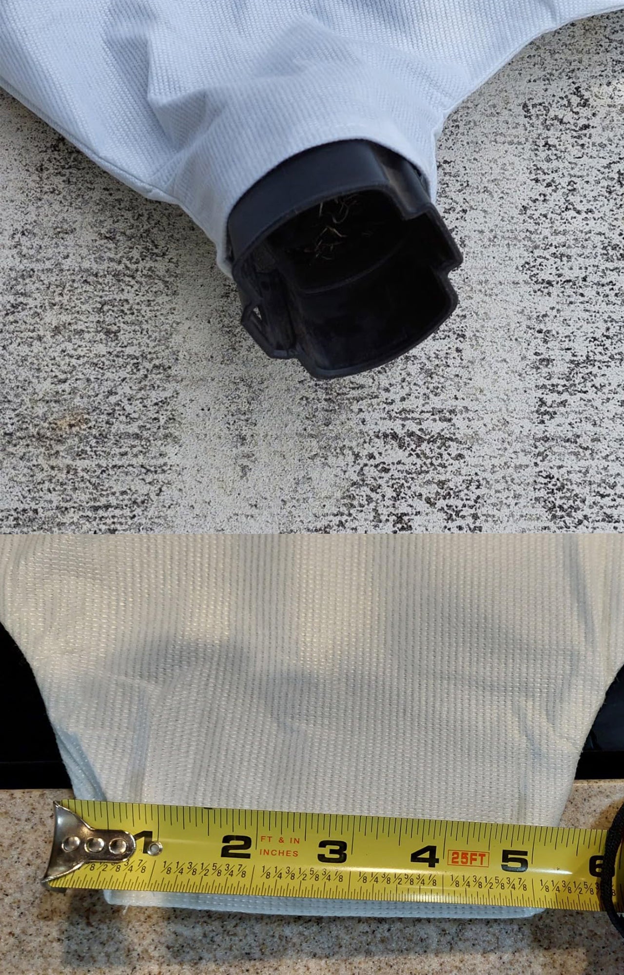 Blower Leaf Vacuum Bags Bottom Zippered