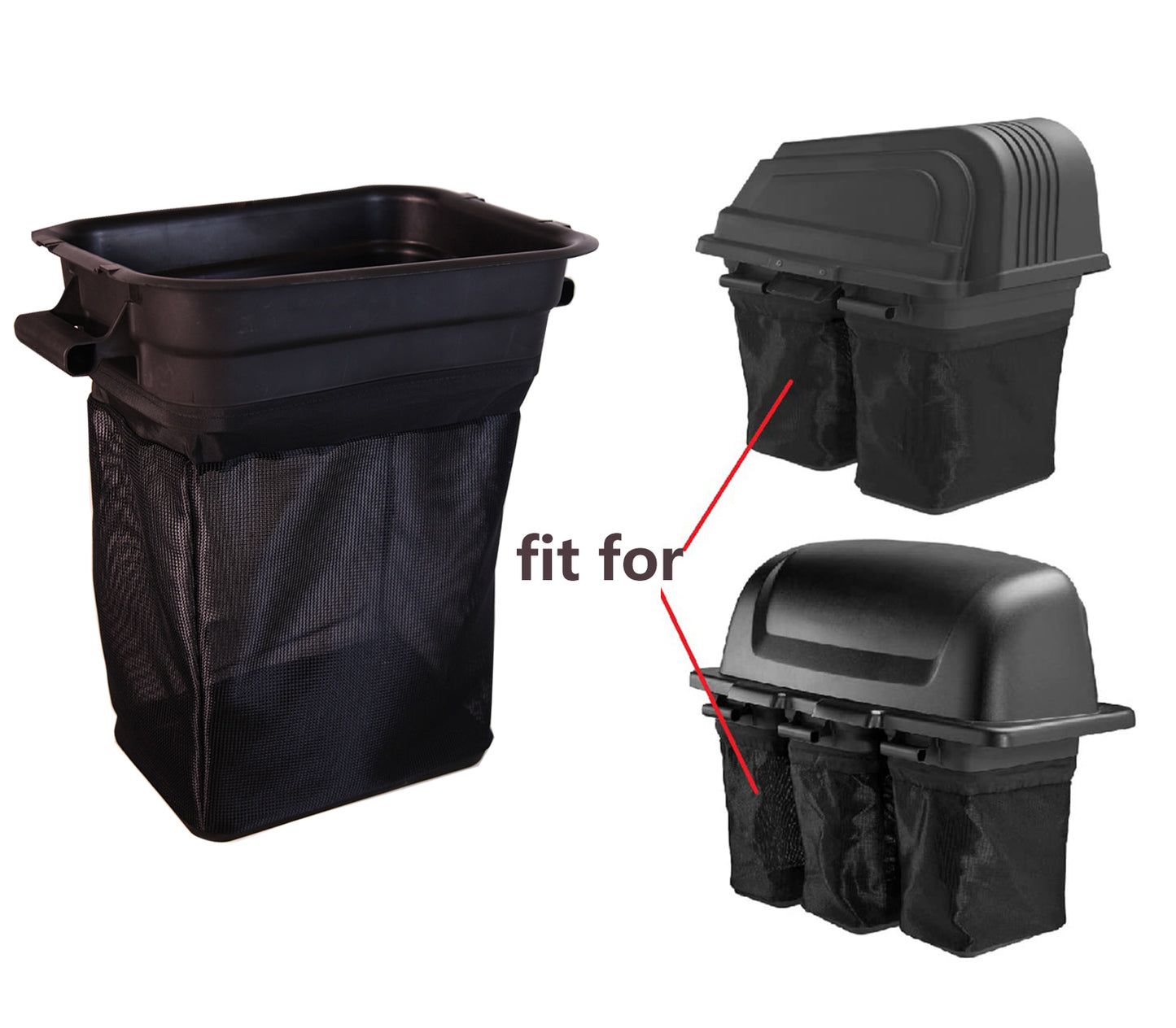 Lawn Tractor Bagger Attachment Container